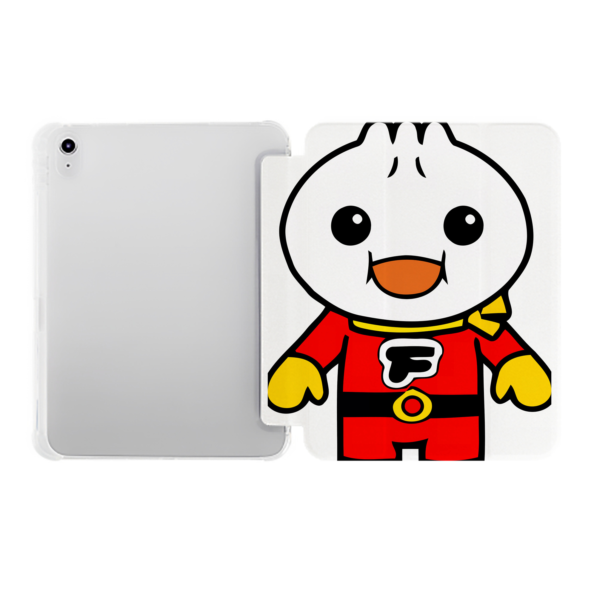 （画像用） アンパンマン Anpanman IPad ケース ペン収納付き 三つ折りスタンド PUレザー×シリコン 対応機種9.5/10.5/10.9インチ